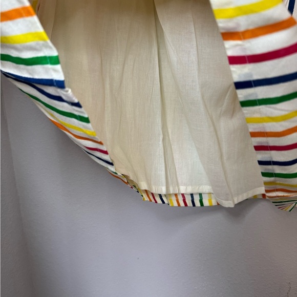 Colorful Striped A-Line Skirt - Picture 5 of 5